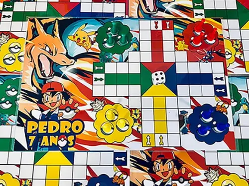 22 Jogos Mini Ludo - Lembrancinha Infantil - Todos os Temas