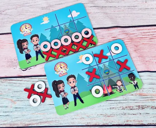 30 Jogo da Velha Personalizado Clube dos Aventureiros