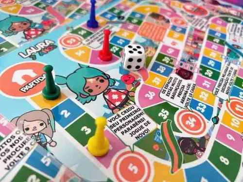 20 Jogo de Tabuleiro Toca Life World- Lembrancinha de Festa