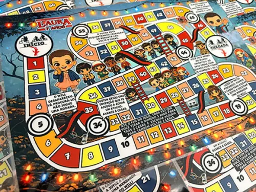 20 Jogo de Tabuleiro Stranger Things - Lembrancinha