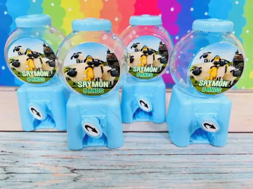 20 Lembrancinha Shaun o Carneiro Candy Machine