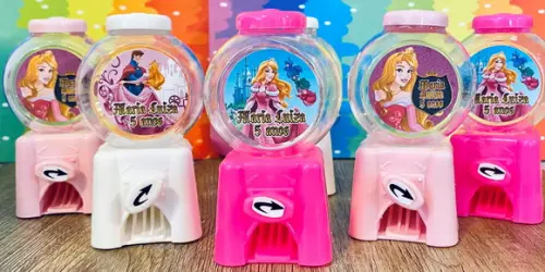20 Lembrancinha Bela Adormecida Candy Machine