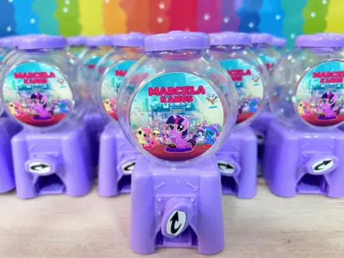 20 Lembrancinha My Little Poney Candy Machine