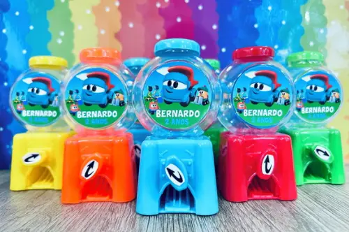 20 Lembrancinha Leo o Caminhão Candy Machine