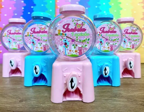20 Lembrancinha Jardim Encantado Candy Machine