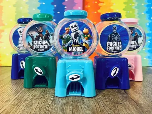 20 Lembrancinha Fortnite Candy Machine