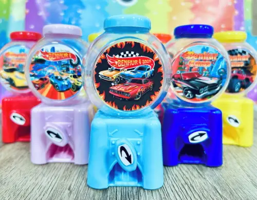 20 Lembrancinha Hotwheels Candy Machine