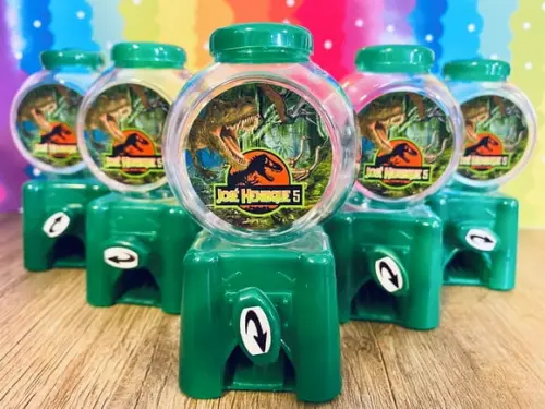 20 Lembrancinha Dinossauro Candy Machine