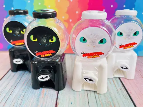20 Lembrancinha Como Treinar Seu Dragão Candy Machine