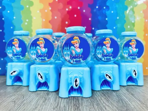 20 Lembrancinha Cinderela Candy Machine
