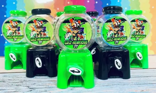 20 Lembrancinha Festa Ben 10 Candy Machine