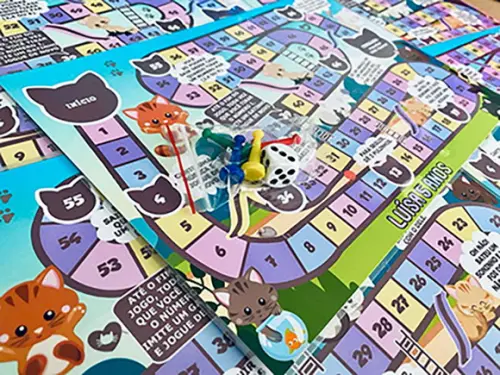 20 Jogo de Tabuleiro Gatinhos