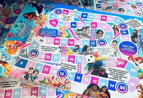 20 Jogo de Tabuleiro Princesas