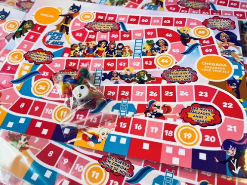 20 Jogo de Tabuleiro Superhero Girls