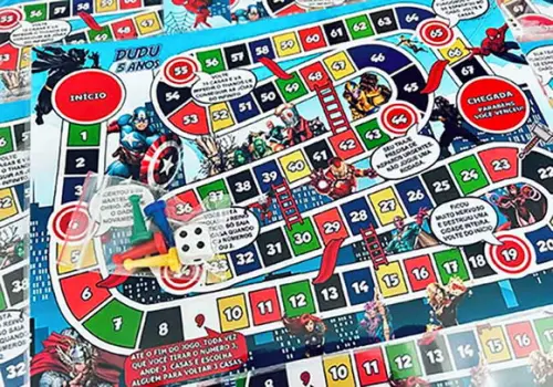 20 Jogo de Tabuleiro Festa Vingadores