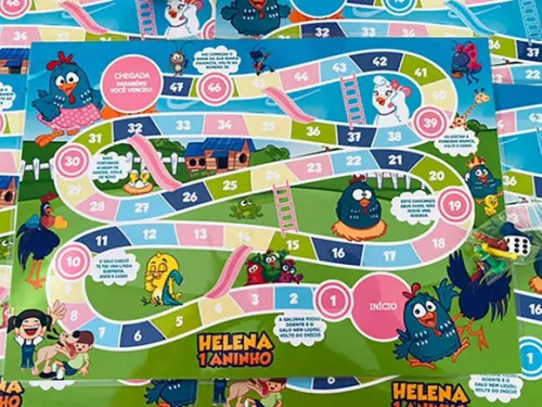 20 Jogo de Tabuleiro Festa Galinha Pintadinha