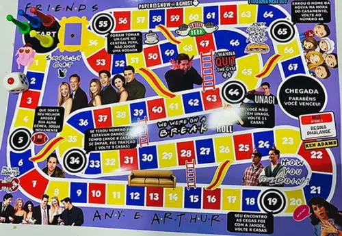 20 Jogo de Tabuleiro Festa Friends