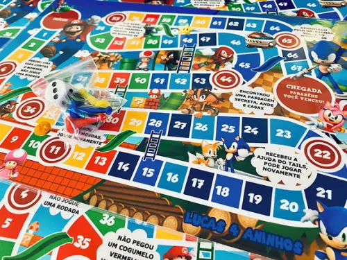 20 Jogo de Tabuleiro Festa 2 Temas