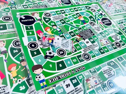 20 Jogo de Tabuleiro Festa Futebol