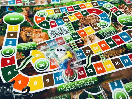 20 Jogo de Tabuleiro Festa Felinos