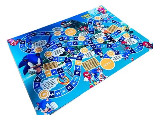 20 Lembrancinha Sonic -jogo de Tabuleiro Personalizado