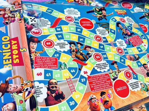 20 Lembrancinha Toy Story -jogo de Tabuleiro Personalizado