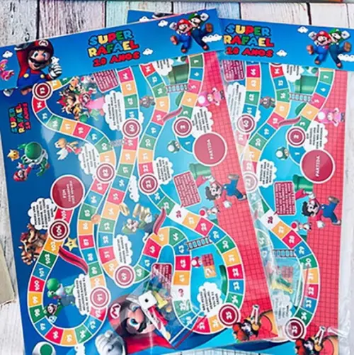 20 Jogo de Tabuleiro Personalizado Tamanho 40cm x 30 cm
