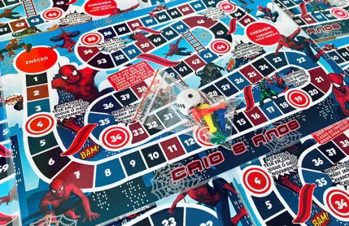20 Jogos de Tabuleiro Personalizado Homem Aranha / Lembrancinha de festa / aniversario / personalizados com nome e idade