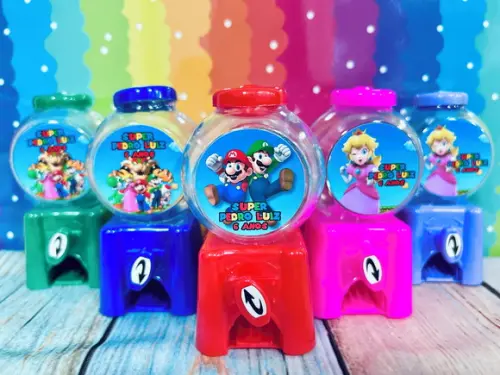 50 Mini Baleiro Candy Machine Personalizado