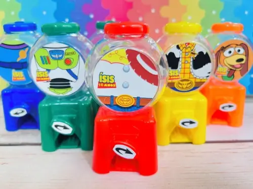 20 Lembrancinha Festa Toy Story Candy Machine