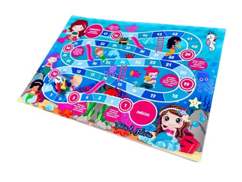 20 Jogos de Tabuleiro Personalizado Sereia / Lembrancinha de fest