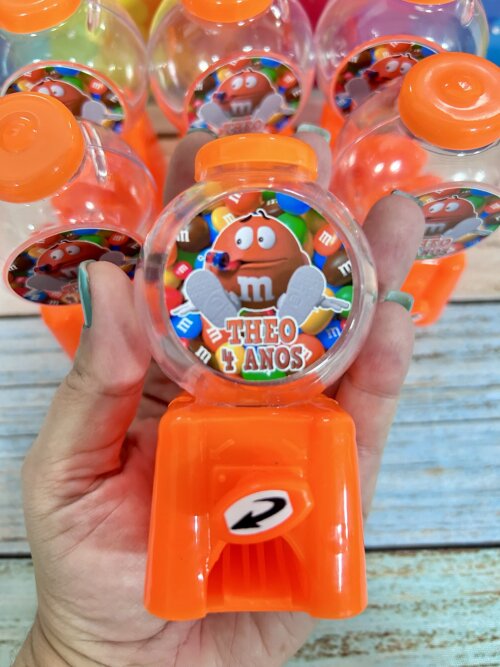 20 Mini Candy Machine Festa M&ms /Mini Baleiro para Lembrancinha