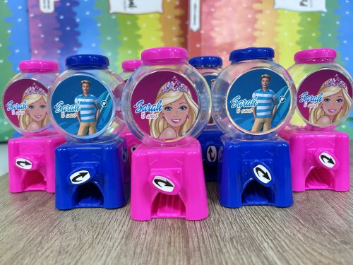 55 Mini Baleiro Candy Machine Personalizado Todos os Temas /  Lem