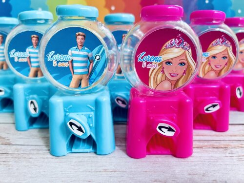 55 Mini Baleiro Candy Machine Personalizado Todos os Temas /  Lem