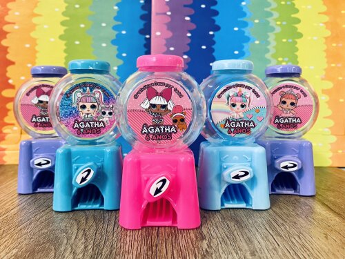 20 Candy Machine Festa Lol Surprise / Baleiro para Lembrancinha d