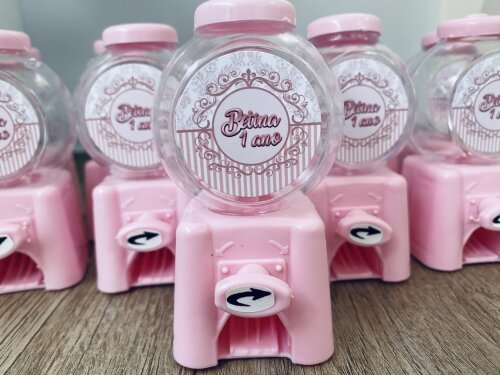 20 Lembrancinha Festa Realeza Personalizada Candy Machine