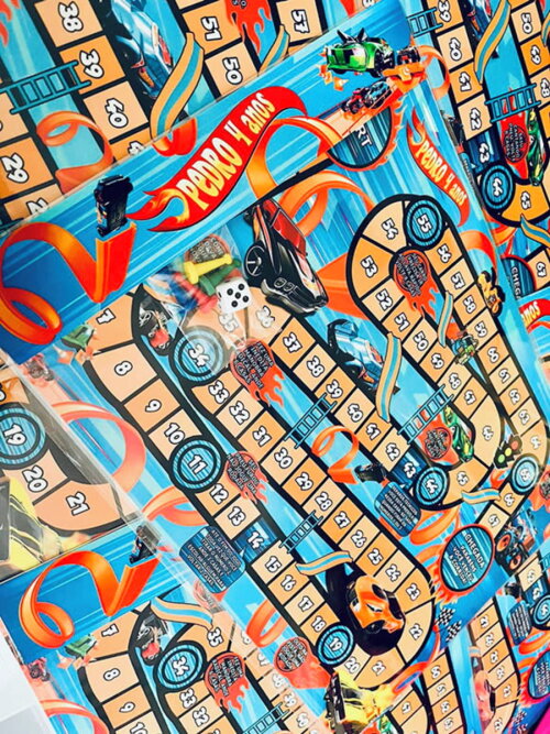 20 Jogo de Tabuleiro Personalizado Hotwheels