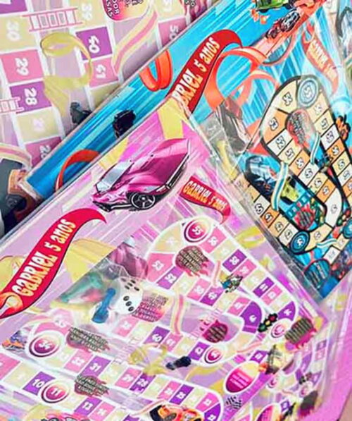 20 Jogo de Tabuleiro Personalizado Hotwheels