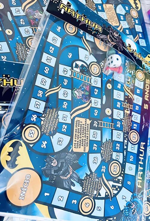 20 Jogo de Tabuleiro Personalizado Batman