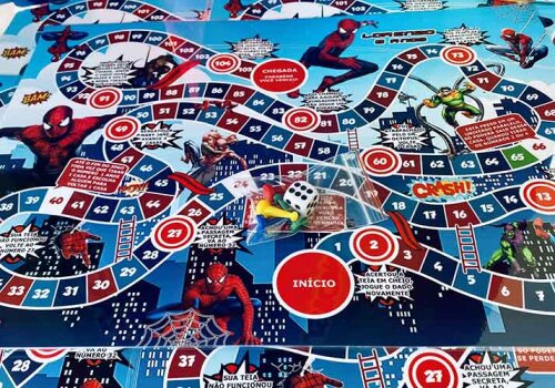20 Jogo de Tabuleiro Festa Homem Aranha
