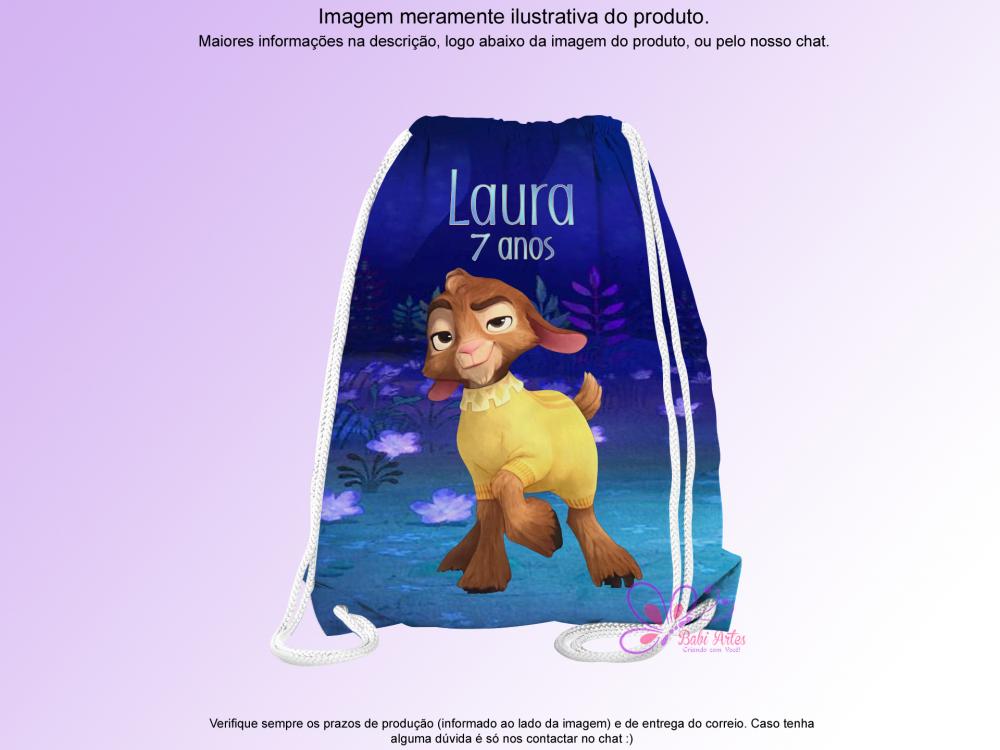 Mochilinha Saco Personalizada Wish