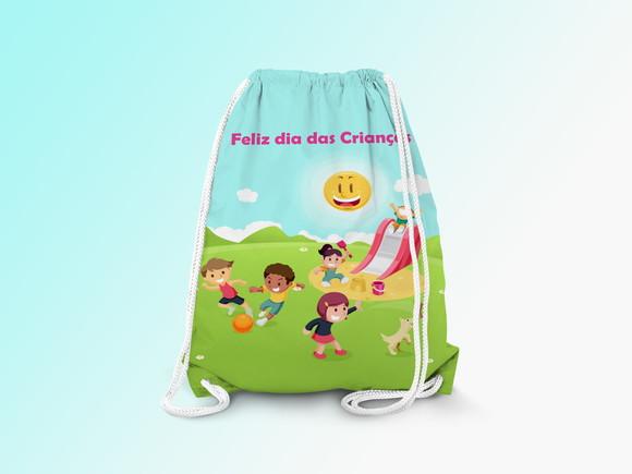 Mochilinha Personalizada Dia das Crianças