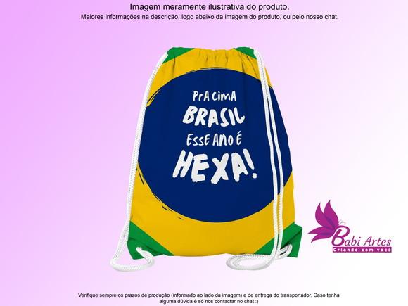 Mochilinha Personalizada Futebol