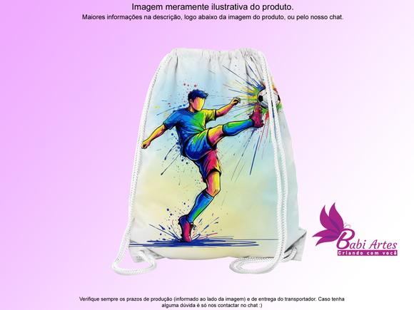 Mochilinha Personalizada Futebol