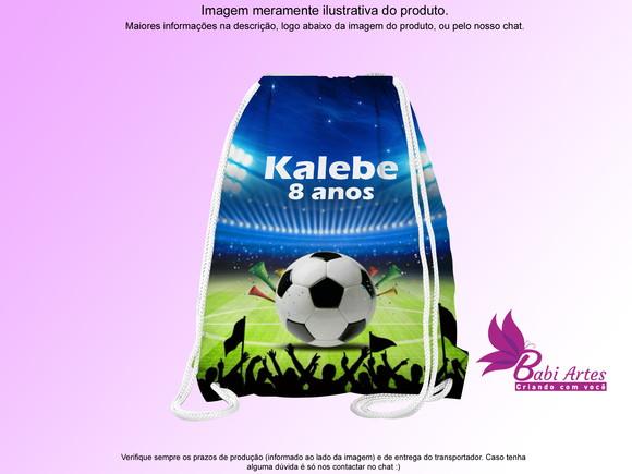 Mochilinha Personalizada Futebol