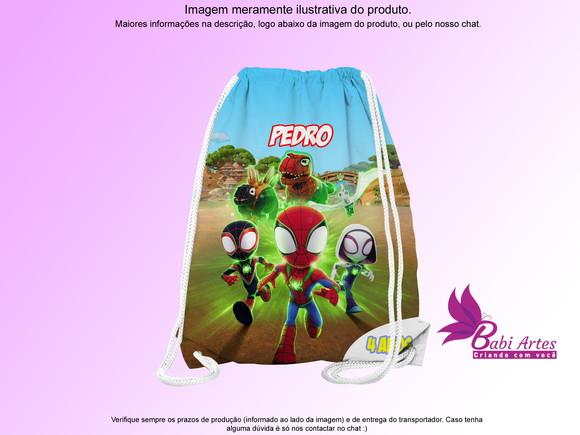 Mochilinha Personalizada Homem Aranha