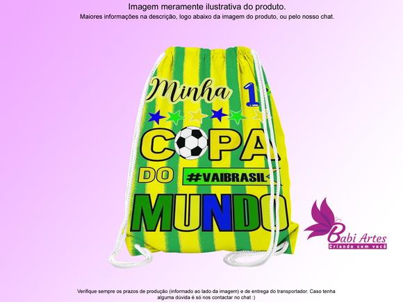 Mochilinha Personalizada Futebol