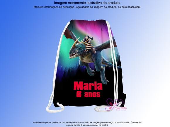 Mochilinha Personalizada Como Treinar Seu Dragão