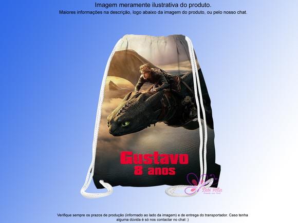 Mochilinha Personalizada Como Treinar Seu Dragão