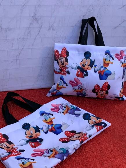 Sacolinhas Ecobag Personalizadas Turma do Mickey